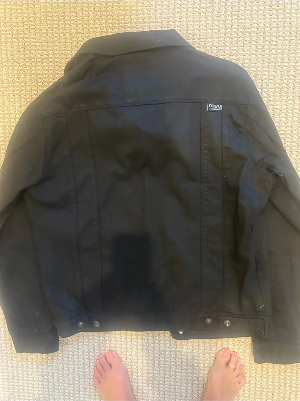 Dravus Men’s Black Hooded Jacket